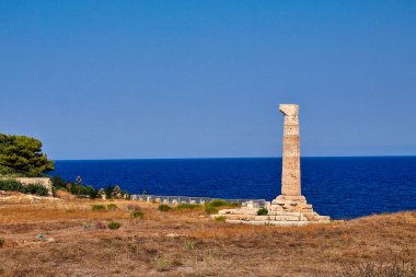 Capo Colonna, Avrupa 'da Hera Lacinia Tapınağı, Crotone, Calabria, İtalya