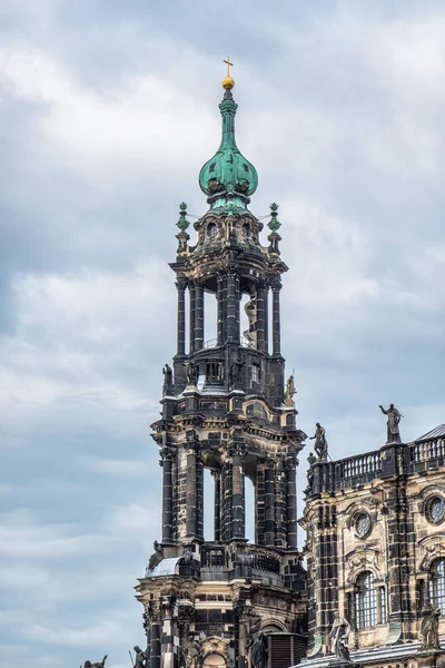 Catedral Dresde Santísima Trinidad Alias Hofkirche Kathedrale Sanctissimae Trinitatis Dresde — Foto de Stock