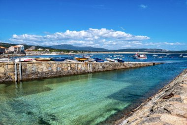 Corrubedo, İspanya - 27 Haziran 2023: Galiçya 'daki Corrubedo Doğal Parkı, Avrupa' daki Kuzey İspanya