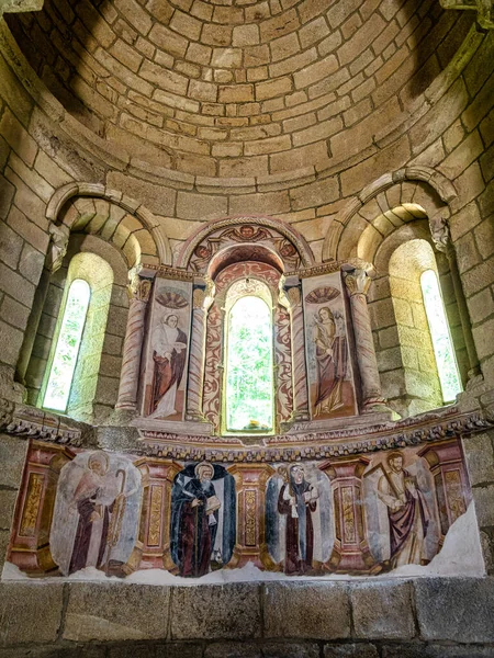 Nogueira Hiszpania Lipca 2023 Romantyczny Gotycki Klasztor Santo Estevo Ribas — Zdjęcie stockowe