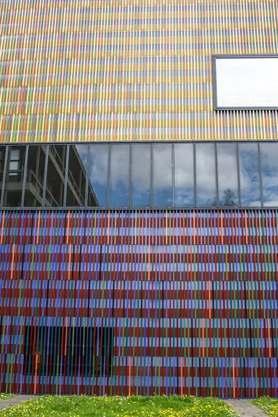 Mnichov Německo Dubna 2023 Moderní Muzejní Budova Mnichově Německu Symetrie — Stock fotografie