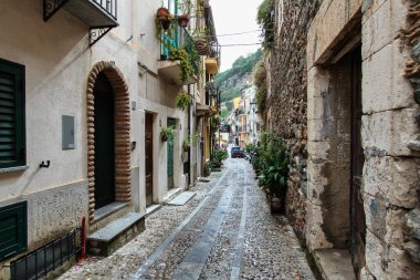 İtalya 'nın Reggio Calabria ilindeki Scilla şehri..