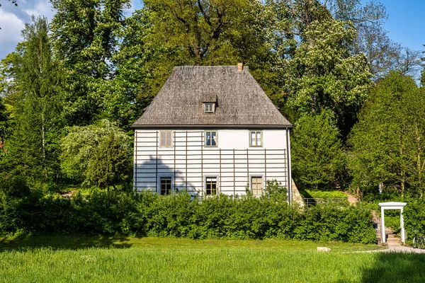 Dom Ogrodowy Ogrodem Johanna Wolfganga Von Goethego Weimarze Turyngia Niemczech — Zdjęcie stockowe