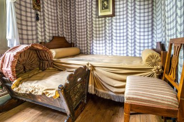 Weimar, Almanya - 11 Mayıs 2023: Schillerhaus Almanya 'da. Friedrich Schiller 'ın son evi ve UNESCO Dünya Mirası Alanı