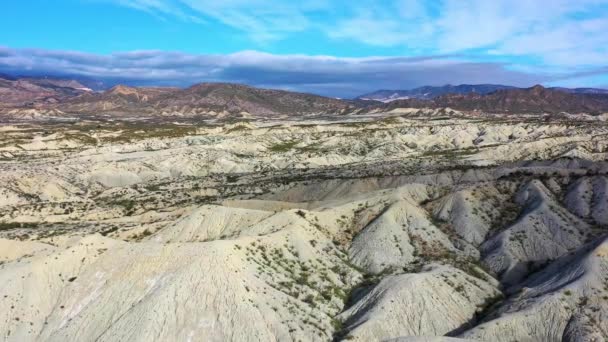 Badlands Abanilla Mahoya Perto Murcia Spain São Uma Área Onde — Vídeo de Stock