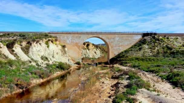 Мост Аское Рядом Сьезой Мурсии Испания — стоковое видео