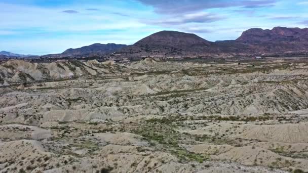 Las Badlands Abanilla Mahoya Cerca Murcia España Una Zona Donde — Vídeo de stock