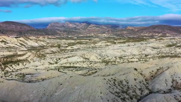 Badlands Abanilla Mahoya Perto Murcia Spain São Uma Área Onde — Vídeo de Stock