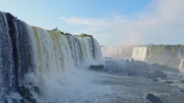 Devil's Throat at Iguazu Falls, one of the world's great natural wonders, on the border of Argentina and Brazil, Latin America