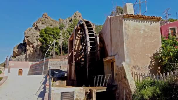 스페인의 무르시아 지역에 마을에 Ruta Las Norias Noria Grande — 비디오