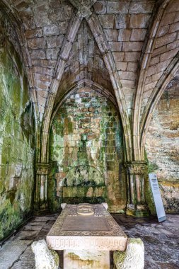 Eski Coimbra Katedrali 'nin Gotik Manastırı, Portekiz' deki Se Velha de Coimbra. Portekiz 'in en önemli Roma binalarından biridir ve Portekiz' in kuzeyindeki Coimbra şehrinin simgesidir..