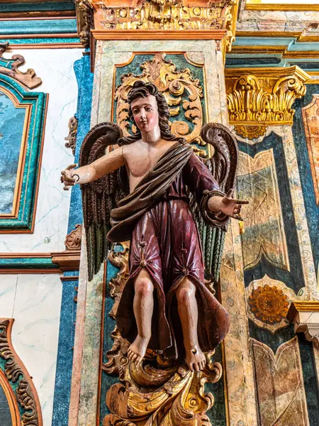 Saint Sebastian Kilisesi, Ermida de Sao Sebastiao Tavira, Algarve, Portekiz. Ortaçağ kökenli ve 1745 'te Barok tarzında yeniden inşa edilmiş.