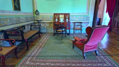 Mafra, Portekiz 'deki Mafya Ulusal Sarayı' nın içinde. Fransisken dini tarikatı. 18. yüzyıl Barok mimarisi