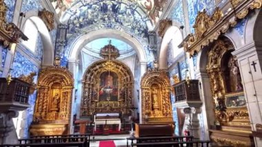 Portekiz 'in Viana do Castelo şehrindeki Misericordia Kilisesi.