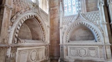 Santa Maria da Vitoria Manastırı 'nın içinde Portekiz, Batalha' daki Zafer Anıtı. Bir Dünya Mirası Sitesi