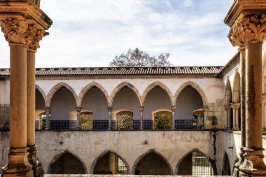 İsa Tarikatı Manastırı 'nın ana manastırı, Portekiz, Tomar' daki Convento de Cristo..