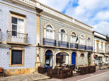 Tavira 'nın tarihi merkezi, 1266' da kurulan şehir, Güney Portekiz 'de Algarve.