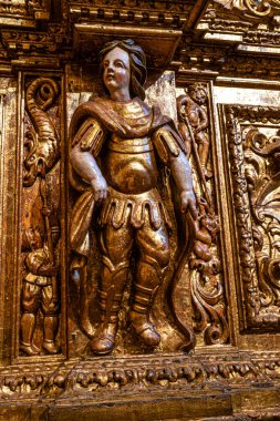 Lagos, Portekiz - 22 Şubat 2024: St. Anthony Kilisesi, Lagos 'ta Igreja de Santo Antonio, Portekiz' de Algarve