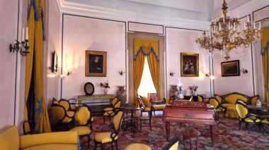 Mafra, Portekiz 'deki Mafya Ulusal Sarayı' nın içinde. Fransisken dini tarikatı. 18. yüzyıl Barok mimarisi