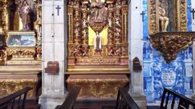 Portekiz 'in Viana do Castelo şehrindeki Misericordia Kilisesi.