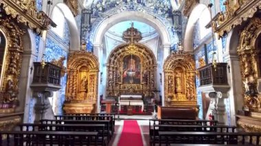 Portekiz 'in Viana do Castelo şehrindeki Misericordia Kilisesi.