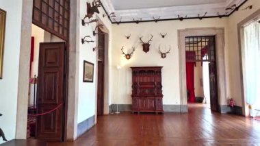 Mafra, Portekiz 'deki Mafya Ulusal Sarayı' nın içinde. Fransisken dini tarikatı. 18. yüzyıl Barok mimarisi