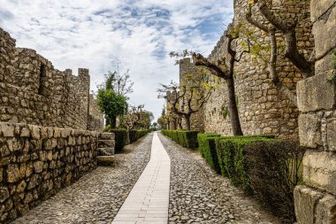Portekiz 'deki Montemor-o-Velho köyünün heybetli kalesi ortaçağ Mondego' sunun ana kalesidir.