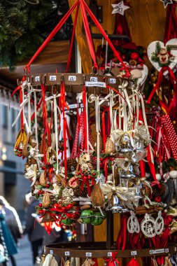 Christmas market at Neuhauser street in Munich, Bavaria, Germany in Europe clipart