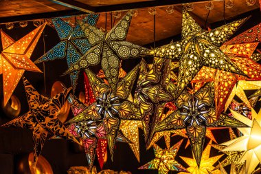 Münih, Bavyera 'daki Residenz' de Noel pazarı, Avrupa 'daki Almanya