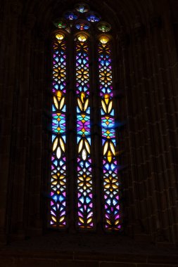 Santa Maria da Vitoria Manastırı 'nın içinde Portekiz, Batalha' daki Zafer Anıtı. Bir Dünya Mirası Sitesi