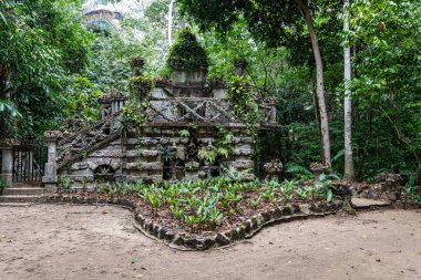 Brezilya Belem 'deki Paraense Müzesi Emilio Goeldi. Brezilya Amazon 'dan Fauna ve Flora ile şehrin kalbinde bir araştırma enstitüsü ve müze
