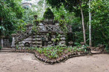 Brezilya Belem 'deki Paraense Müzesi Emilio Goeldi. Brezilya Amazon 'dan Fauna ve Flora ile şehrin kalbinde bir araştırma enstitüsü ve müze