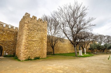 Portekiz 'deki Algarve, Lagos' taki Castelo dos Governadores Valiliği 'nin giriş kapısı..