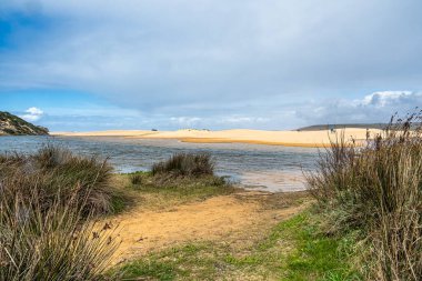 Praia da Bordeira, Algarve, Portekiz Avrupa 'da Doğal Park do Sudoeste Alentejano e Costa Vicentina.
