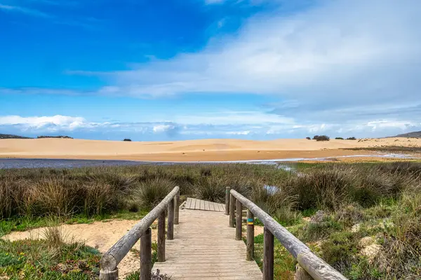 Praia da Bordeira, Algarve, Portekiz Avrupa 'da Doğal Park do Sudoeste Alentejano e Costa Vicentina.