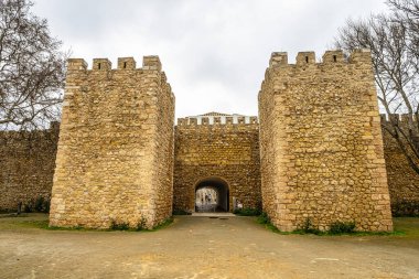 Portekiz 'deki Algarve, Lagos' taki Castelo dos Governadores Valiliği 'nin giriş kapısı..