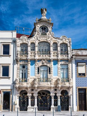 Portekiz, Aveiro 'daki Sanat Müzesi' nin şaşaalı cephesi.