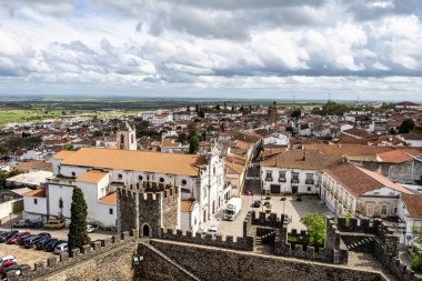 Beja şehri, Baixo Alentejo, Portekiz, Europa kalesinden alındı.