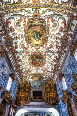 Viana do Castelo, Portekiz - 16 Nisan 2025: Viana do Castelo şehrindeki Misericordia Kilisesi