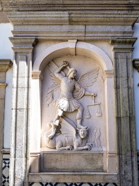 Viana do Castelo, Portekiz - 16 Nisan 2025: Viana do Castelo şehrindeki Misericordia Kilisesi