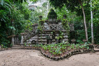 Brezilya Belem 'deki Paraense Müzesi Emilio Goeldi. Brezilya Amazon 'dan Fauna ve Flora ile şehrin kalbinde bir araştırma enstitüsü ve müze