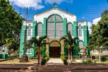 Belterra 'daki Padua' lı Aziz Anthony Kilisesi, Brezilya 'daki Para. Henry Fords 'un otomobil endüstrisi tarafından bölgede kauçuk keşifleri sırasında kurulan Amerikan köyü.
