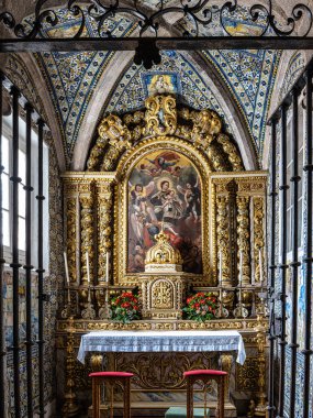 Monchique, Portekiz - 19 Nisan 2025: Monchique Kilisesi, Igreja Paroquial de Monchique, Portekiz, Avrupa