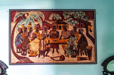 Sao Luis, Brezilya - 11 Ocak 2025: Brezilya 'nın kuzeydoğusundaki Sao Luis şehrinin tarihi merkezi olan Praca Joao Lisboa' da Nossa Senhora do Carmo manastırı ve kilisesi