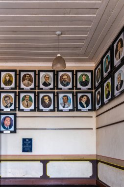 Santarem, Brezilya - 18 Aralık 2024: Joao Fona Kültür Merkezi Santarem, Brezilya. Santarem 'in arkeolojik seramikleri ve diğer tarihi eserlerinin yer aldığı müze 1868 yılında açıldı..