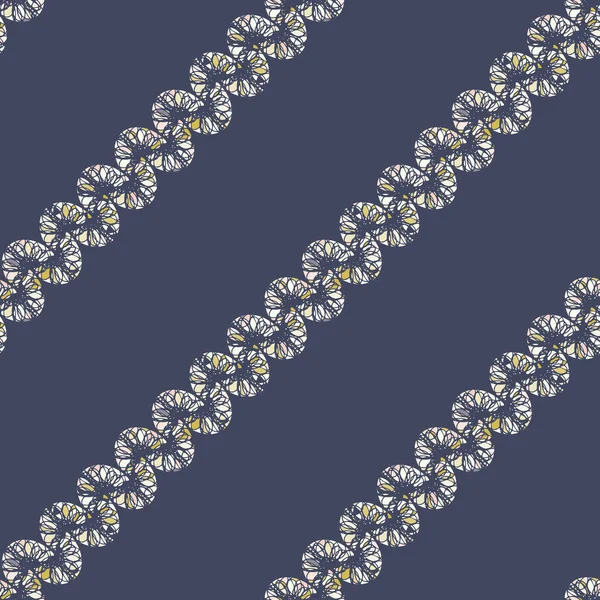 Mosaik Kettenglieder Vektormuster Hintergrund Geräumiger Hintergrund Mit Diagonalen Reihen Abstrakter — Stockvektor