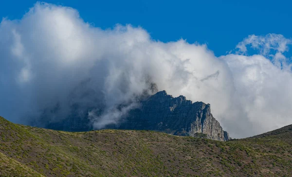 Столова Гора Південному Узбережжі Атлантичного Океану Поблизу Кейптауна Пар — стокове фото