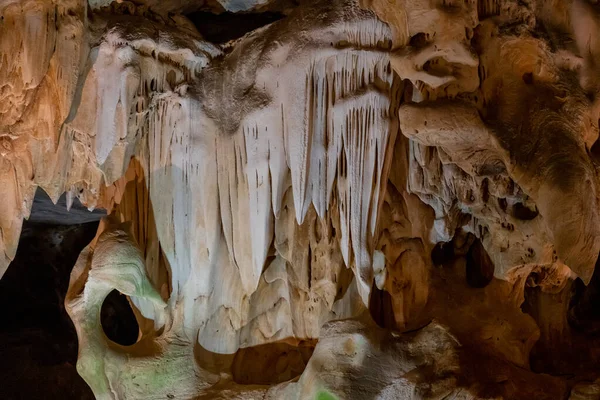 Abstract Cango Caves Est Système Grottes Près Oudtshoorn Afrique Sud — Photo