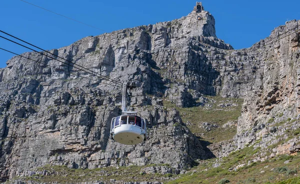 Cable car to Table Mountain on the South Atlantic Coast near Cape Town South Africa