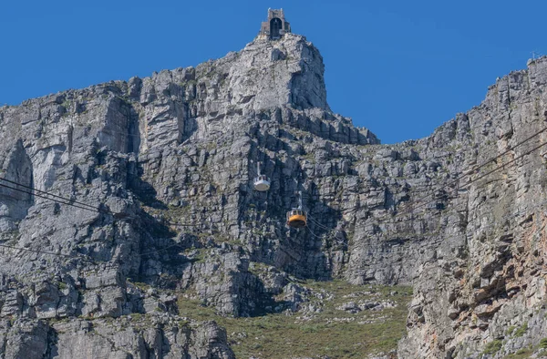 Кабельний Автомобіль Столової Гори Південному Узбережжі Атлантичного Океану Біля Кейптауна — стокове фото